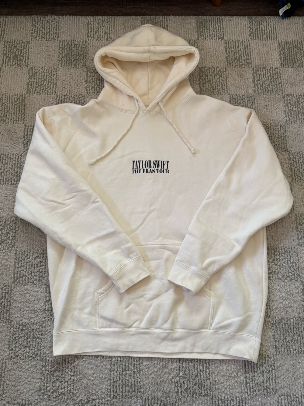 Taylor Swift Cream The Eras Tour Pullover Hoodie - Women